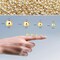 250 Pcs 14K Gold Filled Spacer Beads, 5mm Seamless Smooth Round Beads, Tarnish Resistant Brass Metal Loose Beads for DIY Necklace, Bracelet & Jewelry Making Supplies
